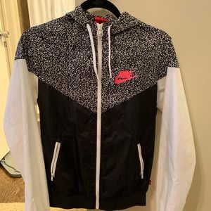 Black white and pink Nike jacket